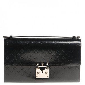 Louis Vuitton Anoushka Black Glace Clutch